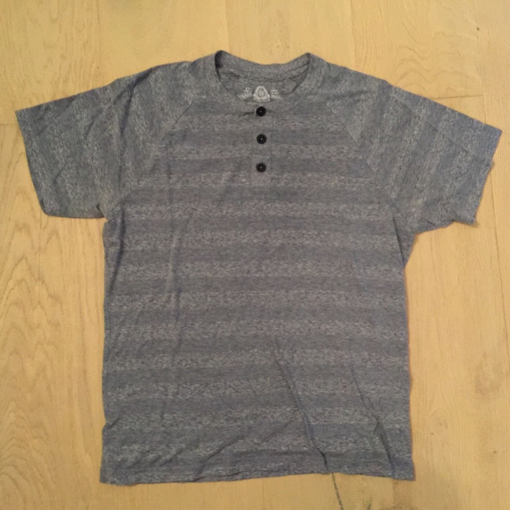 Grey striped t-shirt